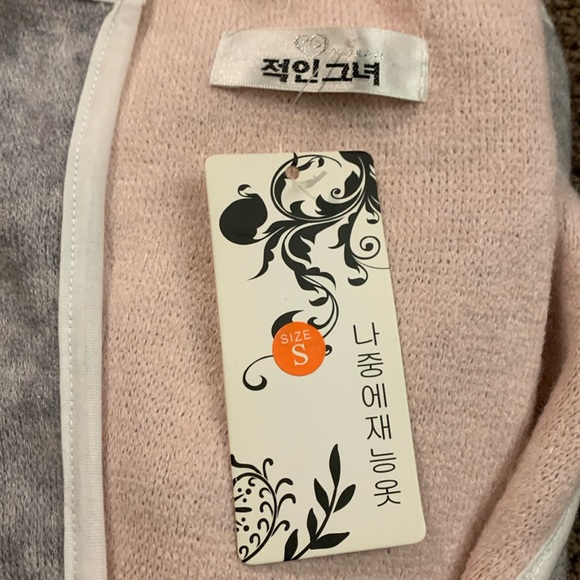 Grey/Pink cardigan small - Picture 9 of 9